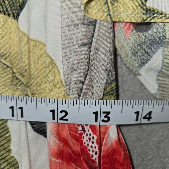 S&S Aloha Fashion Womens Midi Sundress Floral Hibiscus Turtles Stretch Vacation - Picture 8 of 10